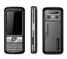 Quadband GSM 2 SIM Card mobile phone mp3 mp4 TV PDA A618 2GB