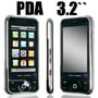 3.2' QVGA PDA Dual Sim MP4 Mobile Cell Phone