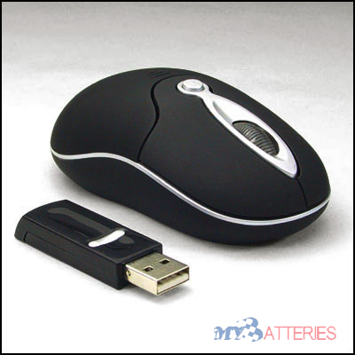 Mini Wireless Optical Mouse - black