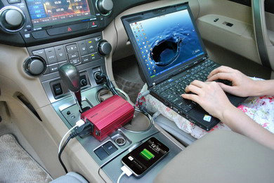 BESTEK 300 WATT Car Power Inverter Charger Adapter with USB DC TO AC Computer