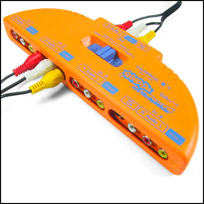 4 Ports Av Rca Audio Video Game Selector Switch Cable