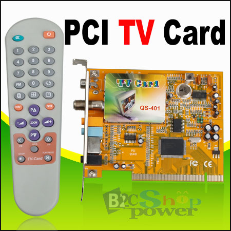 TV PC Tuner Video Capture PCI Card Remote
