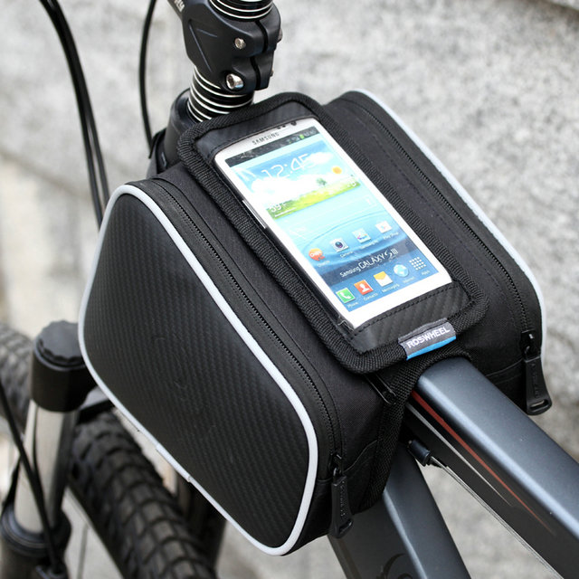 Roswheel Cycling Bike Bicycle Front Top Tube Frame Pannier Double Bag