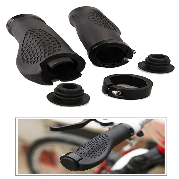 2X Comfort Nonslip Mountain Bike Bicycle MTB Rubber Handle Grips
