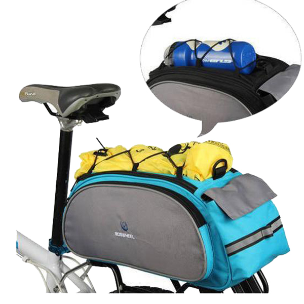 Multi function Bicycle Bag Bike Rear Seat Carrier Basket Rack Pannier