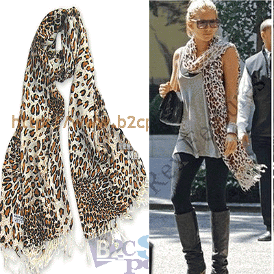 leopard shawl wrap