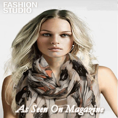 FASHION BEIGE FLOWER INK STYLE COTTON NECK SCARF SHAWL.gif