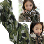 Celebrity OverSize Camouflage Print Scarf Pattern Scarves Wrap Army Green