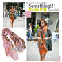 Fashion Zebra And Leopard Soft Large Long Scarf Shawl Wrap Stole-Pink