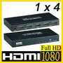 New 4 Port HDMI Audio/Video 1x4 Splitter V1.3b 1080P