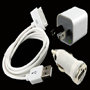 USB AC Wall Charger+Data Cable+Car Charger for iPod Touch iPhone 4 4G 4S 3G 3GS