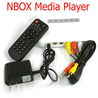 USB NBOX HDD TV RM RMVB MP3 Divx SD Card Media Player