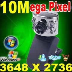 5.0M Pixels 6 LED Webcam + Mic for MSN Yahoo Skype