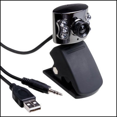 4.0M Pixels 6 LED Infrared Night Vision Webcam