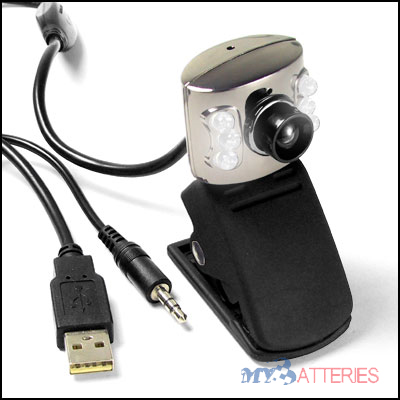 4M Pixels 6 LED Webcam With Microphone
